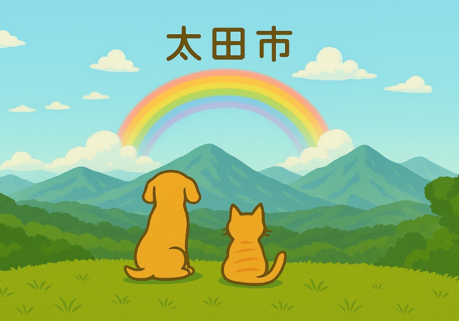 太田市のペット火葬とペット葬儀の文章と犬と猫