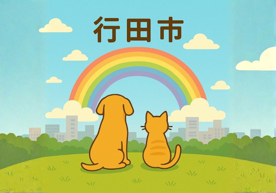 行田市のペット火葬とペット葬儀の文章と犬と猫